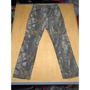 Vintage ProGear by Wrangler Men's 34×34 Camo Jeans Realtree Hunting Pants